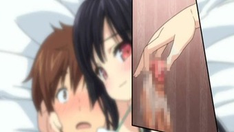 Two hentai cuties gets fucked by guy