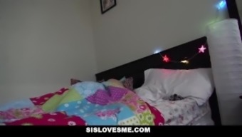 SisLovesMe - Petite Step Sis Sleeps In My Bed