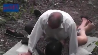 Asian Dad in the forest 4 