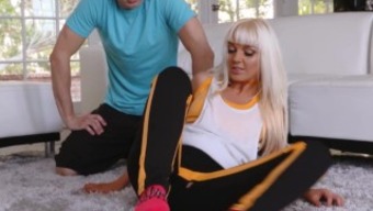 Workout Step Mom Fucked by Son