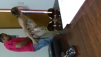 Hidden cam caught wife fucking a Bull while hubby isnt home