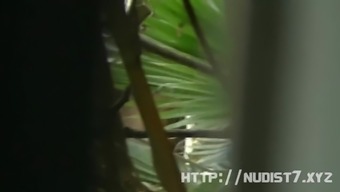 Sexy nudist  chicks are captured on camera on a beach