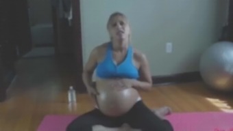 Pregnant belly hot mama