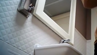 Hidden camera in the ladies toilet