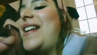Fucking with a Spanish chubby girl
