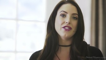 Angela White and Mercedes Carrera enjoy talking about sex games