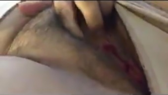 Fingering Hairy Pussy