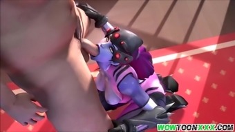 Overwatch heroes fucking with big dick in their pussy and ass.