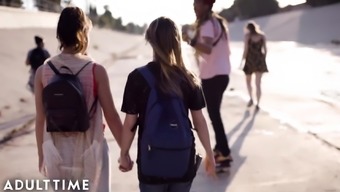 ADULT TIME Teenage Lesbian: Kristen Scott Learns from Kenna 