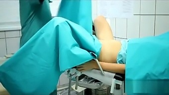 Lustful doctor fucks a girl on the table