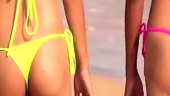 Sexy  Young Thai girls in thong bikini