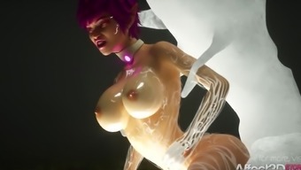New 3d animation game with a big tits elf beauty