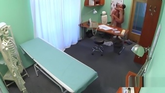 Petite Russian patient fucks doctor