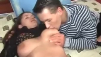 Son fucks his hot busty Mommy on bed.mp4