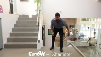 CUM4K Step Dad Cums Multiple Times Inside Step Daugter