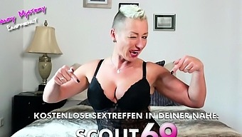 German Big Tits Mom teach Virgin Step Son how to Fuck