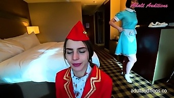 Hotel Maid Joins in Threesome