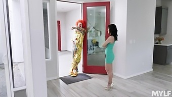 Housewife Alana Cruise is cheating on her husband with one kinky clown