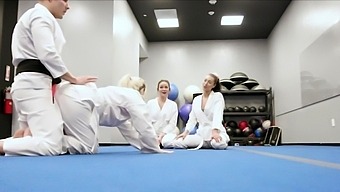 Martial arts training ends in hot foursome