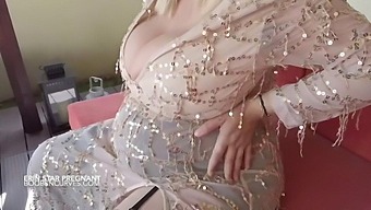 Erin Stars – huge tits at 9 months pregnant and ready to drop