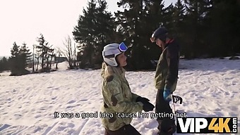 VIP4K. Skier Sex with Lucette Nice