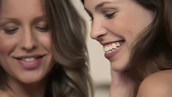 Sensual lesbian sex with cute friends Jenny Appach & Whitney Conroy