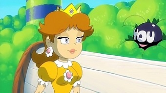 Princess Peach gets her ass pounded in this hardcore anal video