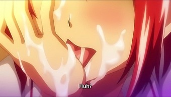 Asian beauty gives a titjob and handjob in 2D hentai