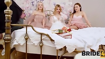 Eva Barbie, Sara Bork and Eliz Benson metamorphosed a beautiful bachelorette party into a excessive orgy.
