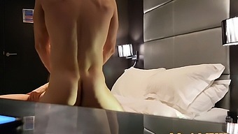Exclusive amateur video of a stripper getting off in a hotel room