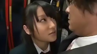 Japanese bus driver gets anal creampie