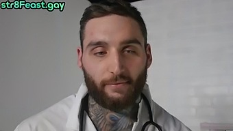 Gay doctor gives Asian patient a rough anal pounding