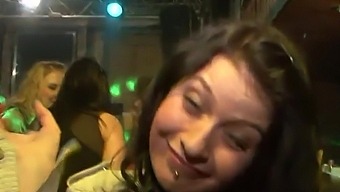 Beautiful girl gets her pussy pounded by strangers in real life