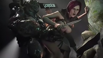 Watch Triss Merigold in action: A 3D cartoon compilation of Witcher porn